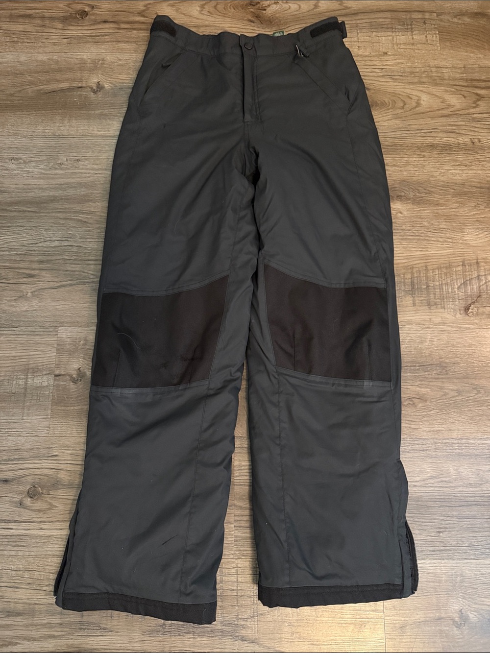 Boys L.L.Bean Snow pants, Reinforced Knees/Rear, Black, Size 14